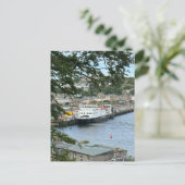 スコットランド・ビュート島ロセサイのカルマックフェリー シーズンポストカード (スタンド正面)