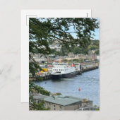 スコットランド・ビュート島ロセサイのカルマックフェリー シーズンポストカード (正面/裏面)