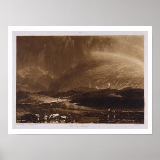 スコットランド、ピート・ボグ、ジョージ・クリントが刻んだ(1770) ポスター (正面)