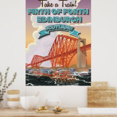 スコットランド フォース橋 旅行ポスター ポスター (キッチン)