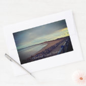 スコットランド，フラセルバーグベイシーフロントウォーク 長方形シール (封筒)