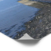 スコットランド、ブラックネス城から四方像を見る ポスター (角)