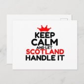 スコットランド ポストカード (正面/裏面)