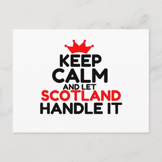 スコットランド ポストカード (正面)