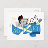 スコットランド ポストカード (正面/裏面)