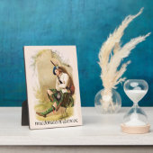 スコットランド・マクイアンのグレンコー・クランのマクドナルド フォトプラーク (側面)