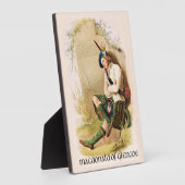 スコットランド・マクイアンのグレンコー・クランのマクドナルド フォトプラーク (側面)