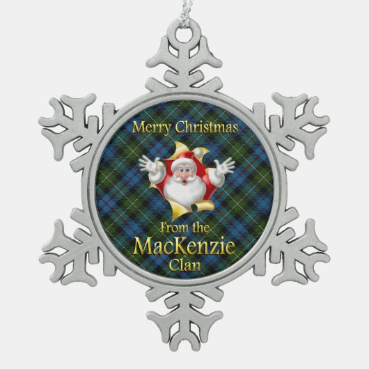 スコットランド マッケンジー氏族 クリスマス オーナメント (正面)