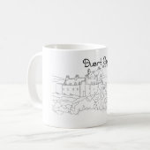 スコットランド マルの島 ドゥアート城 コーヒーマグカップ (正面左)