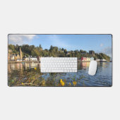 スコットランド、マル島のトーバーモリー デスクマット (キーボード&マウス)