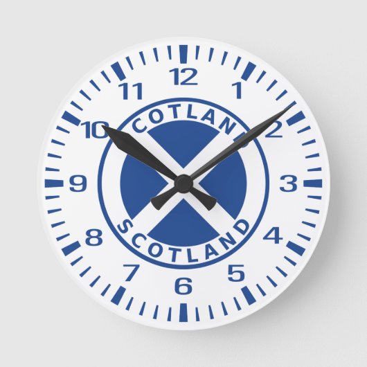 スコットランド ラウンド壁時計 (正面)