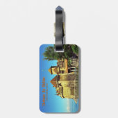 スコットランド ラゲッジタグ (裏面縦)