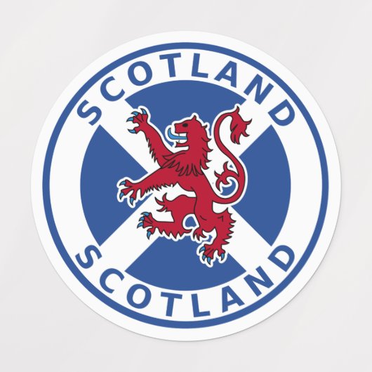 スコットランド ラベル (デザイン1)