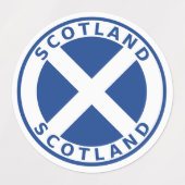 スコットランド ラベル (デザイン2)