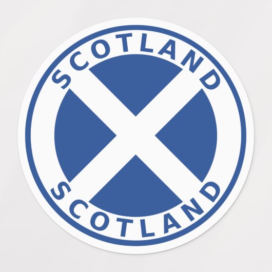 スコットランド ラベル (デザイン2)