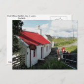 スコットランド、ルイス島、バララン郵便局 ポストカード (正面/裏面)