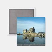 スコットランド、ロカルシュのカイル、アイリーン・ドナン城 マグネット (正面/裏面)
