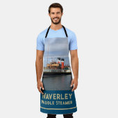 スコットランド・ロスシー・ワバーリー・パドル汽船 エプロン (着用した状態)
