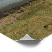 スコットランド,ロック・レヴェン・サマービュー ポスター (角)