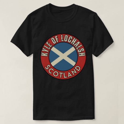 スコットランド ロハルシュのカイル Tシャツ (デザイン正面)