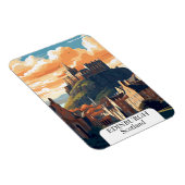 スコットランド・ヴィンテージ城 マグネット (右側)