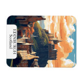 スコットランド・ヴィンテージ城 マグネット (横)