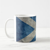 スコットランド-ヴィンテージ版の国旗 コーヒーマグカップ (左)