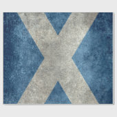 スコットランド-ヴィンテージ版の国旗 ラッピングペーパー (フラット)