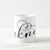 スコットランド,北アイレスハートのオークニー国旗 コーヒーマグカップ (中央)