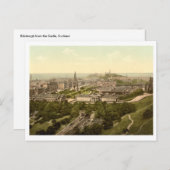 スコットランド、城のエジンバラ ポストカード (正面/裏面)