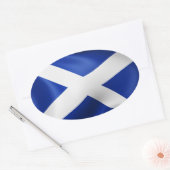 スコットランド 楕円形シール (封筒)