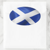 スコットランド 楕円形シール (バッグ)