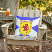 スコットランド、横行ライオン、スコットランドの古代国旗 アウトドアクッション (椅子)