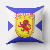 スコットランド、横行ライオン、スコットランドの古代国旗 アウトドアクッション (裏面)
