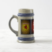スコットランド、獅子奮迅、旗、Slainte Mhath ビールジョッキ (左)