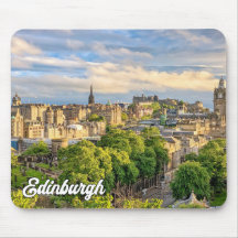 スコットランド，美しいエディンバラのスカイライン