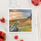 スコットランド、美しい山の風景。 スタンダードランチョンナプキン (インサイチュ)