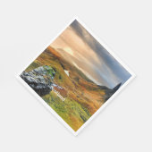 スコットランド、美しい山の風景。 スタンダードランチョンナプキン (角)