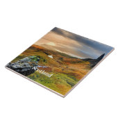 スコットランド、美しい山の風景 タイル (側面)