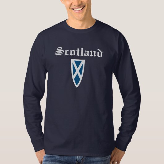スコットランド 長袖シャツ Tシャツ (正面)