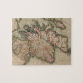 スコットランド(1814年)のヴィンテージの地図 ジグソーパズル (横)
