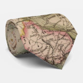 スコットランド(1814年)のヴィンテージの地図 ネクタイ (ロール)