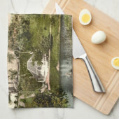 スコットランド、Ayr、Burn's Monument キッチンタオル (四つ折り)