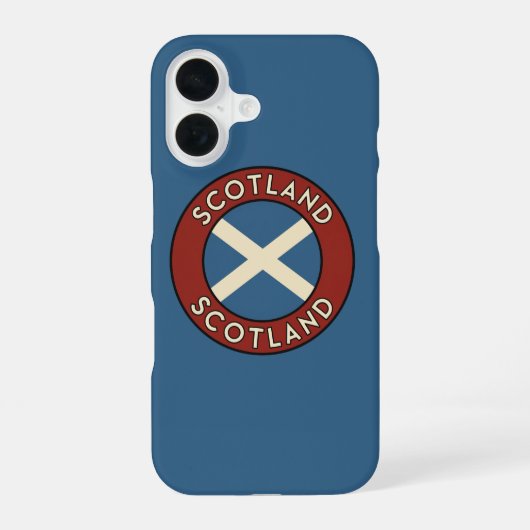 スコットランド iPhone 16ケース (裏面)