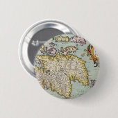 スコットランド| Miliaria Scotiaの地図 缶バッジ (正面&裏面)