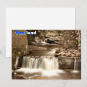 スコットランド、PerthshireのBracklinn滝 (正面/裏面)