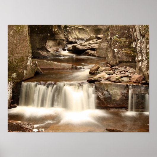 スコットランド、PerthshireのBracklinn滝 ポスター (正面)