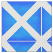 スコットランド- Saltireのヴィンテージの旗 ファブリック (クローズアップ)