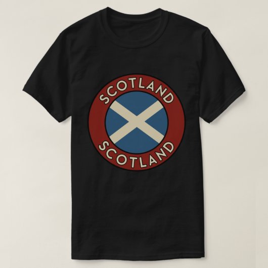 スコットランド Tシャツ (デザイン正面)