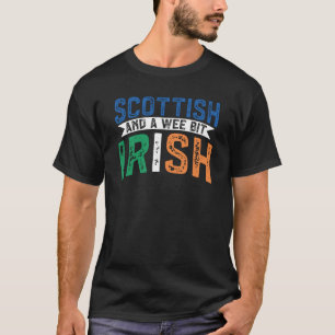 スコットランドUk主にスコットランドと少しアイルランド語 Tシャツ